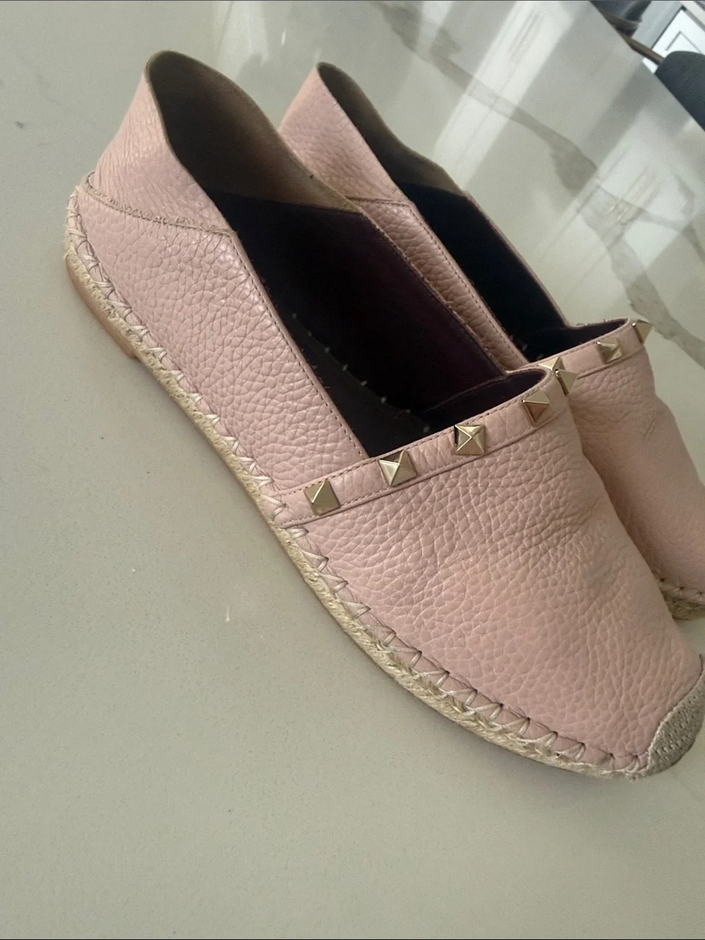 Valentino leather moccasins